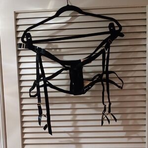 Black NWT Playful Promises Strappy Harness